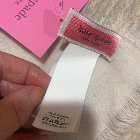 NEW Kate Spade Wool Scarf - Picture 3 of 5